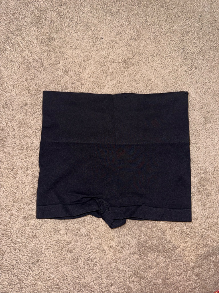 Black Women's High-Waist Compression Shorts